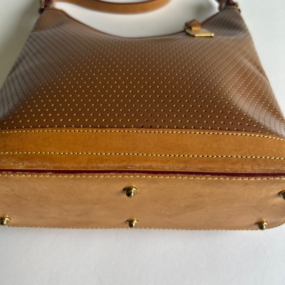 Dooney & Bourke Tan Brown Leather Hobo Shoulder Bag - Picture 9 of 15